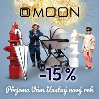 🎉 Novoroční sleva 15 %! 🎉 Kočárky Moon kolekce 2026 včetně zvýhodněných setů 🍼✨ Jen teď – pořiď svůj vysněný kočárek se...